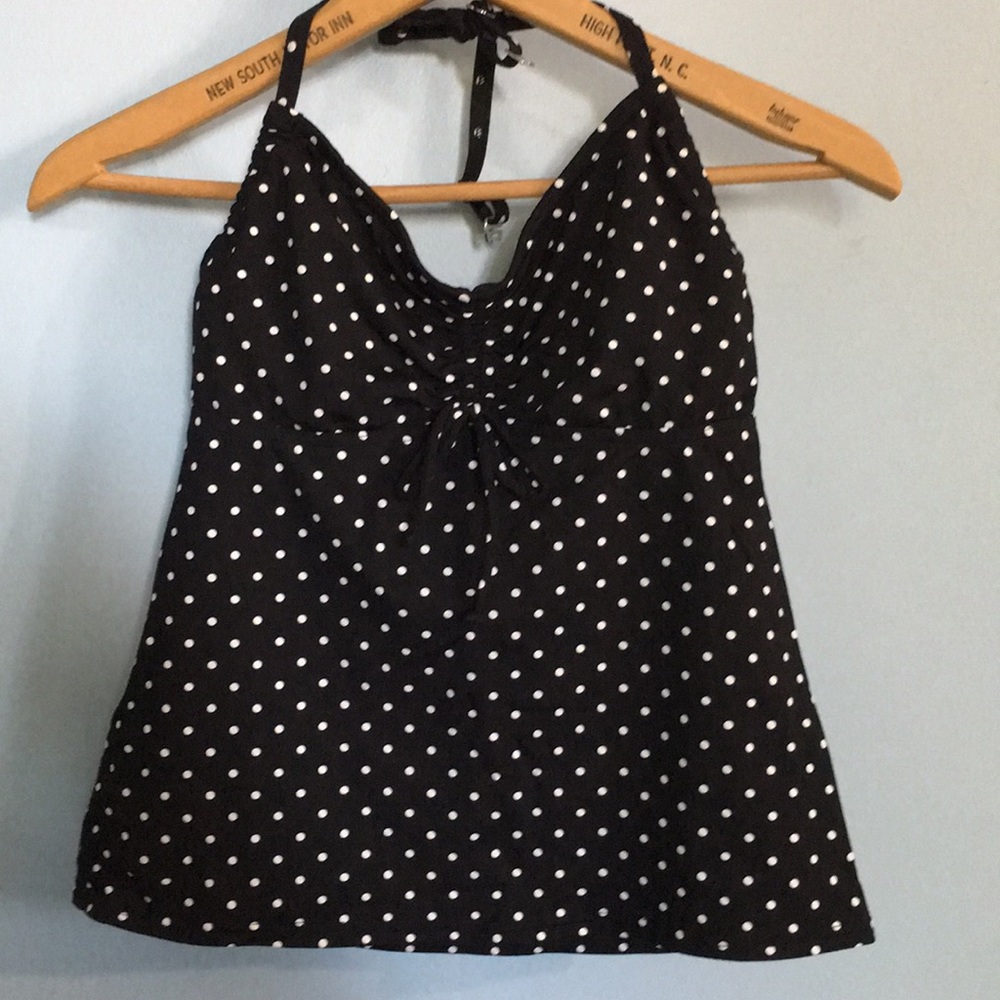 Polka dot Tankini Top. Underwire